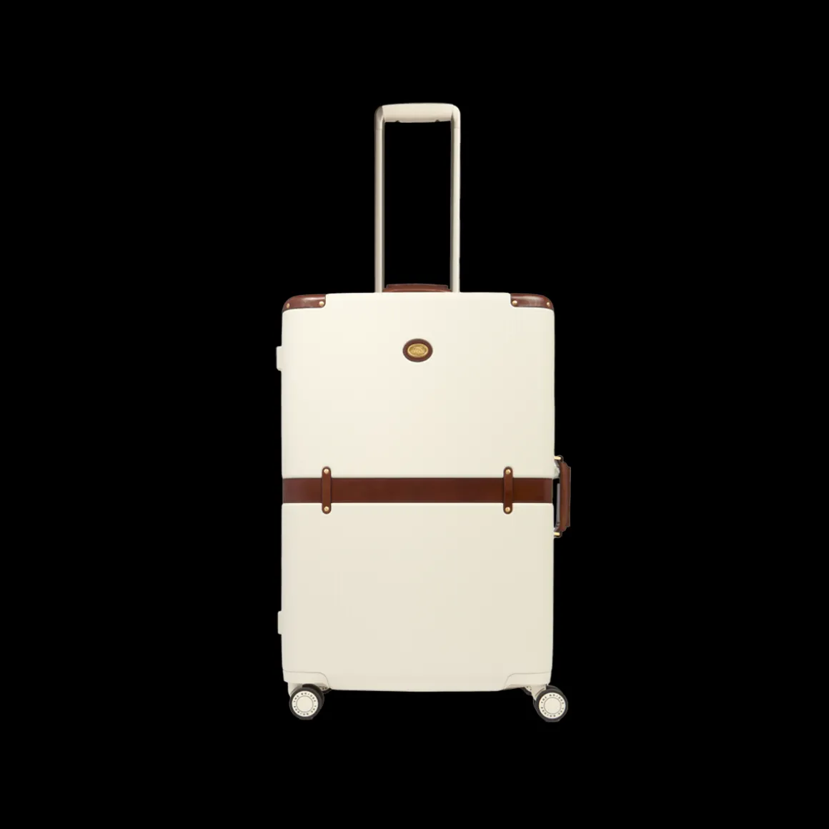 Trolley in pelle e policarbonato medium