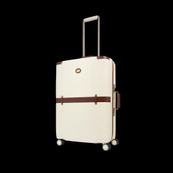 Trolley in pelle e policarbonato medium