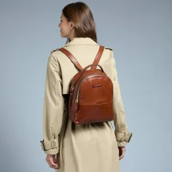 Zaino in pelle da donna