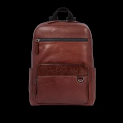 Zaino in pelle porta pc uomo
