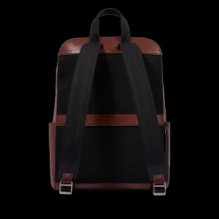 Zaino in pelle porta pc uomo