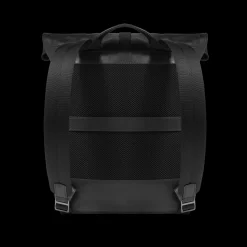 Zaino in pelle uomo con apertura roll-top