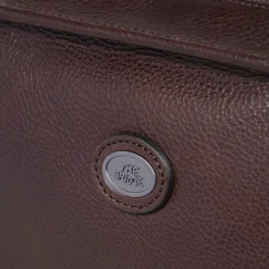 Zaino in pelle uomo una zip e tasche frontali